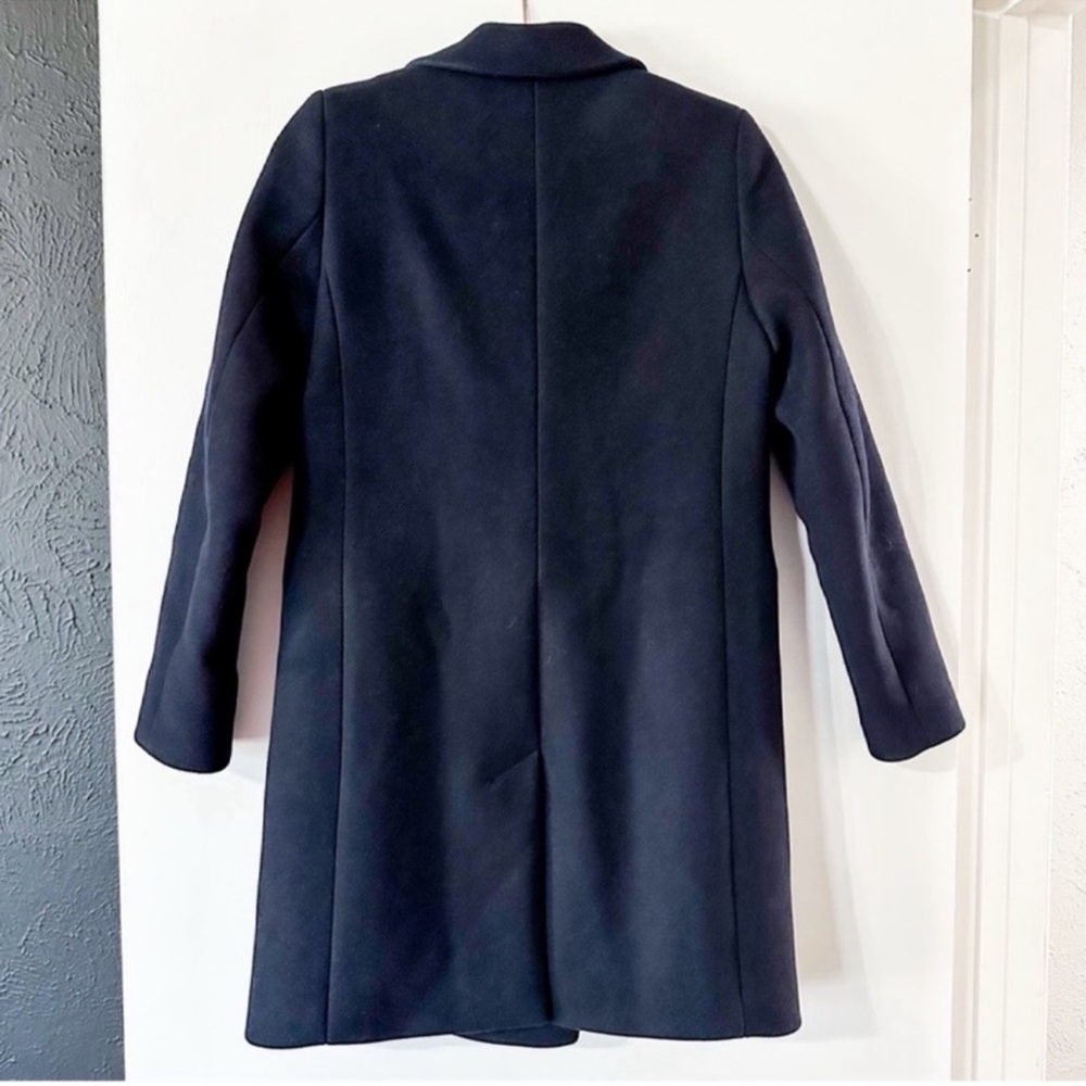 Sezane Johnson Coat Peacoat Wool Navy Blue Size 34 US 2 - Picture 5 of 11